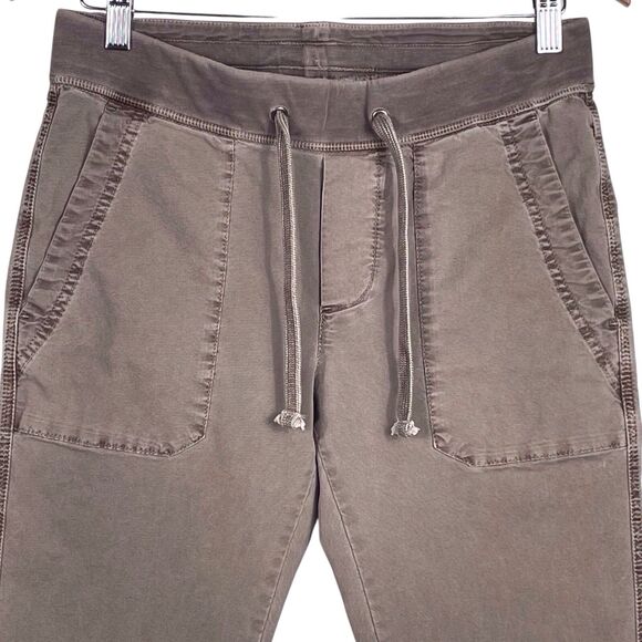 JAMES PERSE Women's Stretch Canvas Surplus Pants Size Small Green Drawstring EUC - Picture 6 of 15